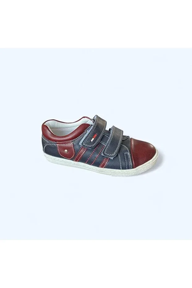 Детские туфли для мальчиков на низком каблуке Bayrak, Navy Blue Burgundy