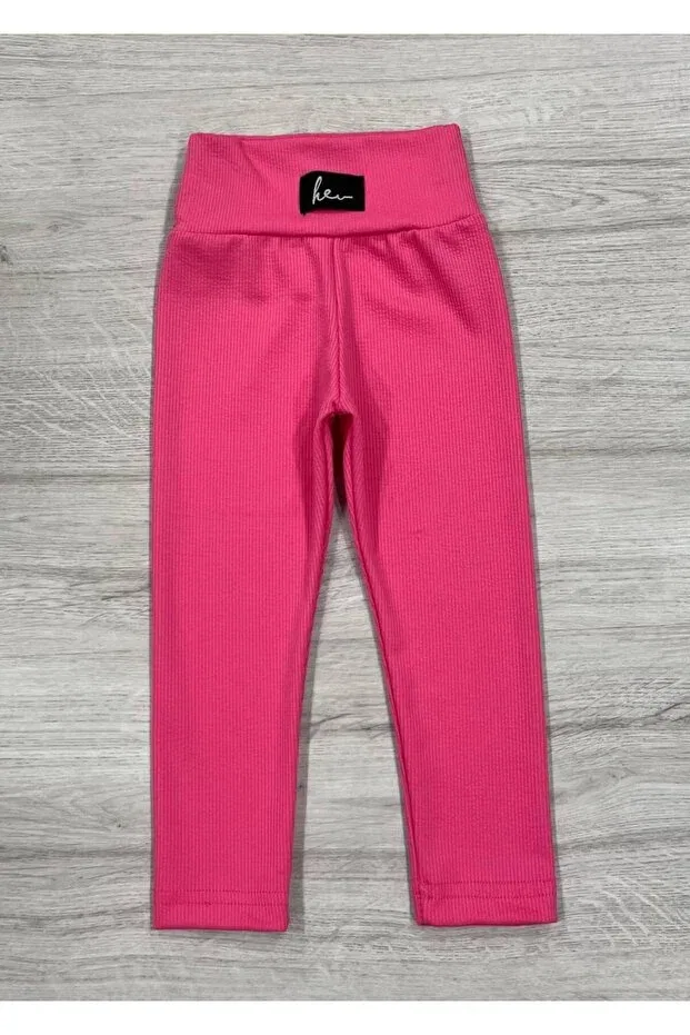 Детские леггинсы для девочек с принтом Hecele Kids, Fuchsia