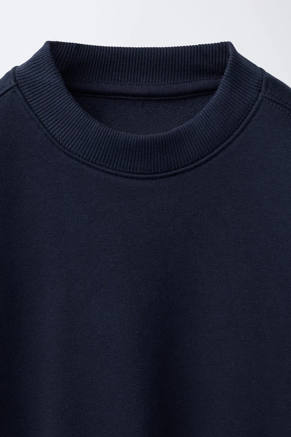 Простая спортивная толстовка ZARA, Navy blue — фото 3