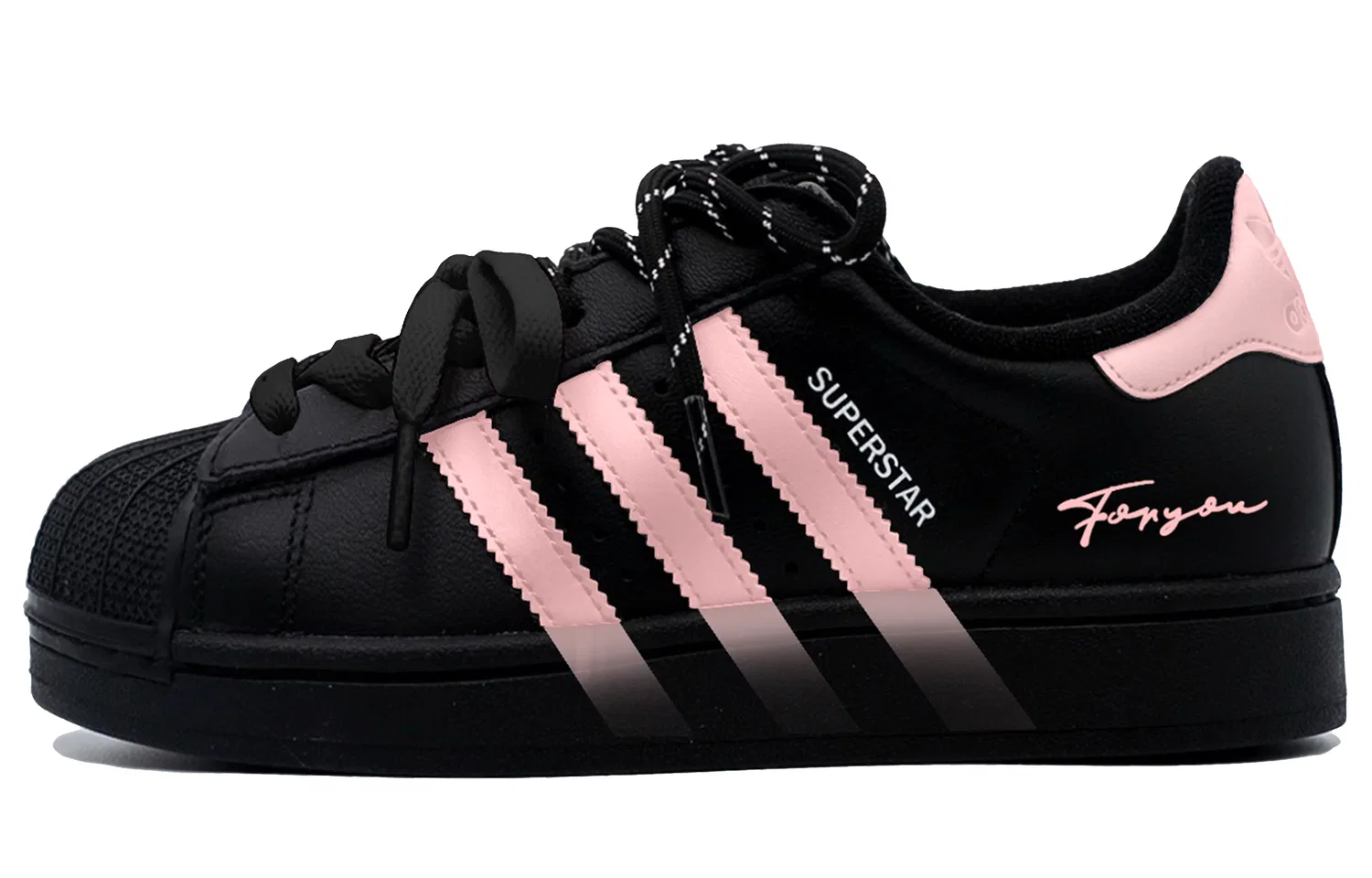 Кроссовки для скейтбординга детские Superstar 2, Adidas Originals, Pink — фото 3