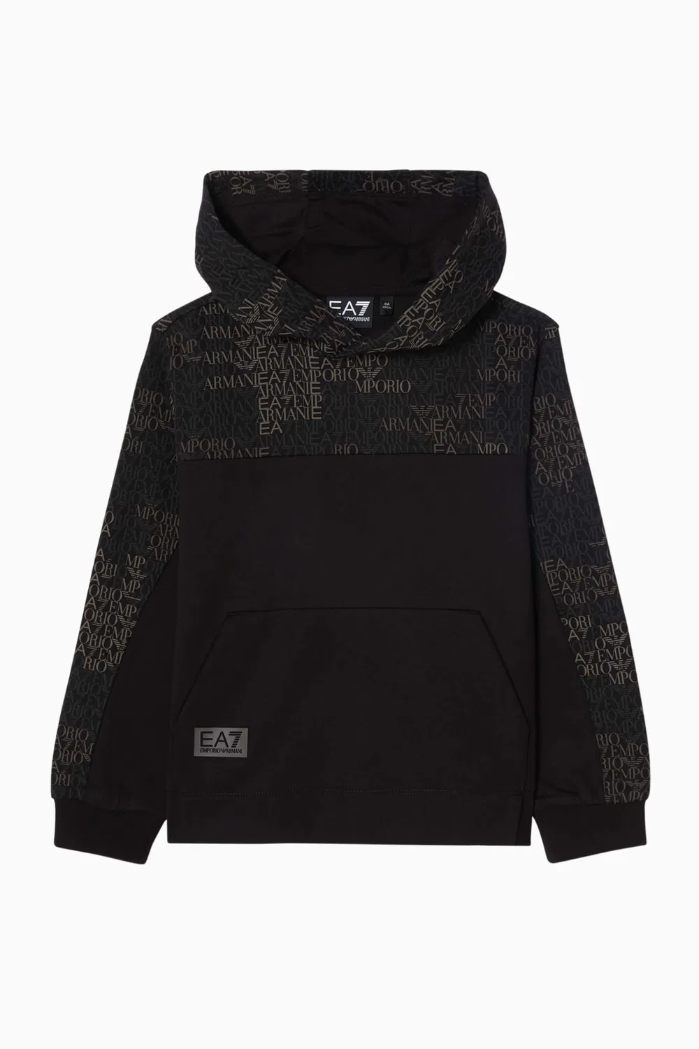 Худи с логотипом Monogram Logo Emporio Armani