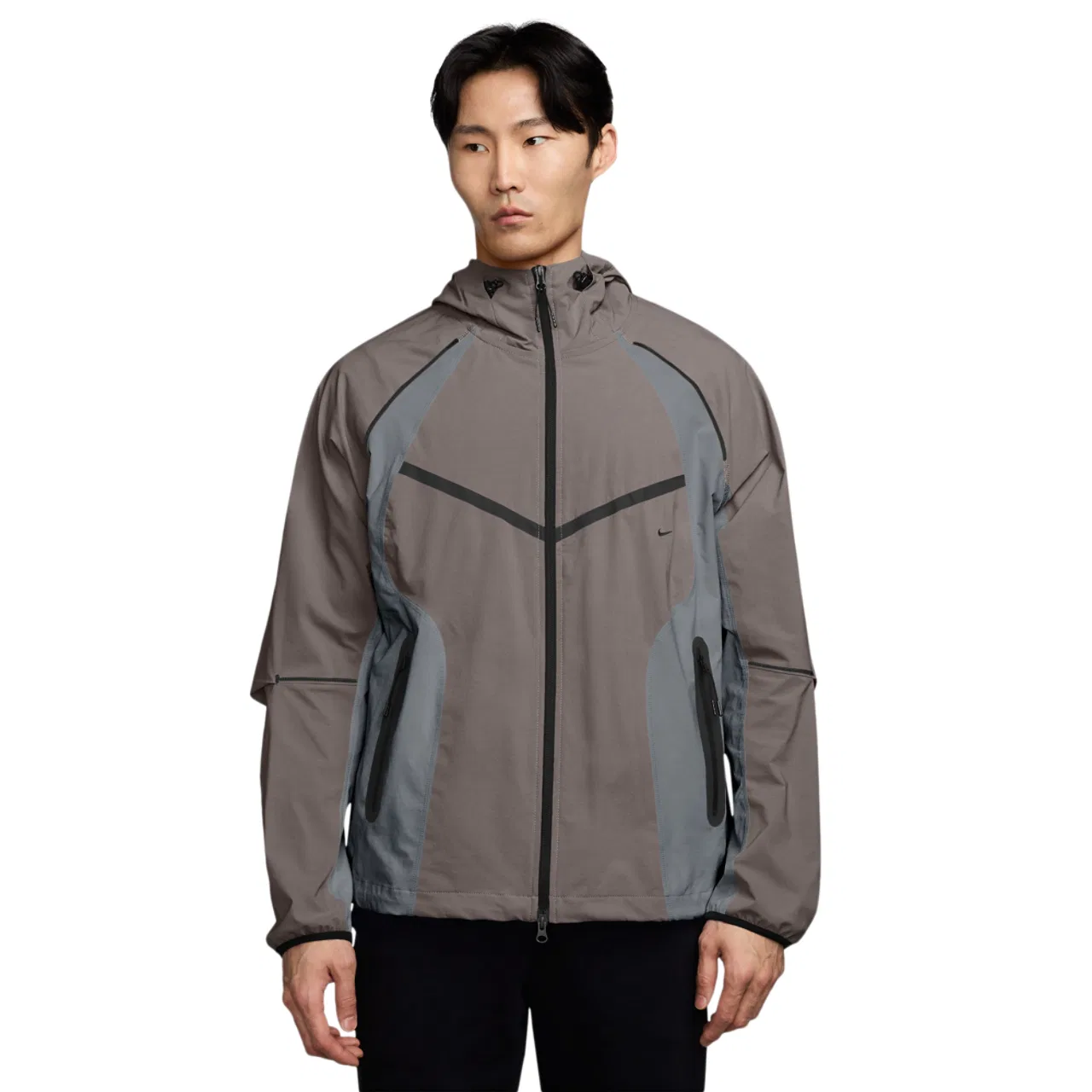 Мужская куртка Tech Woven Pro Full-Zip Nike, цвет Cave Stone/Black/Cool Grey