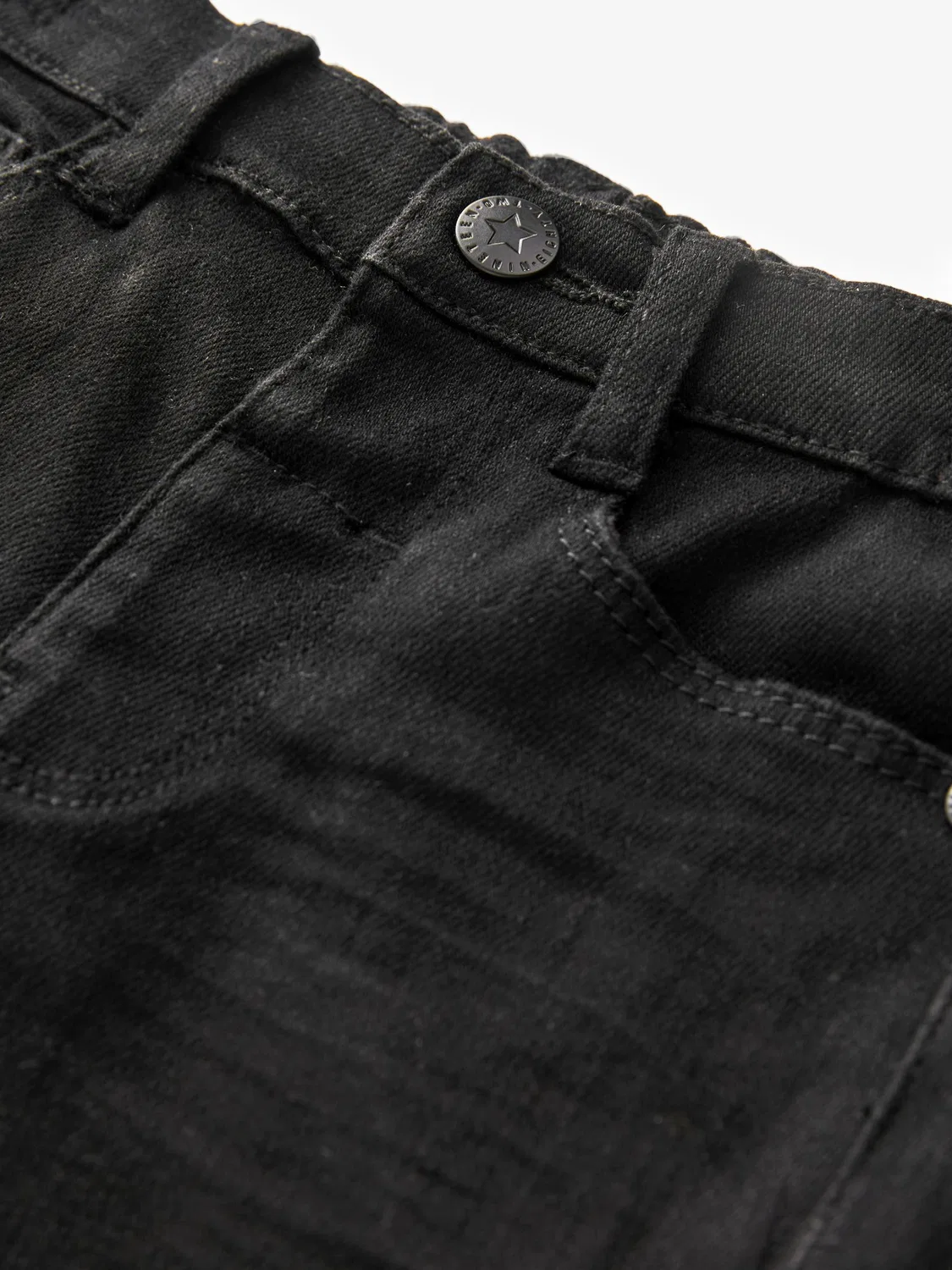 Джинсы Regular Fit, Black Denim Next, Черный — фото 3