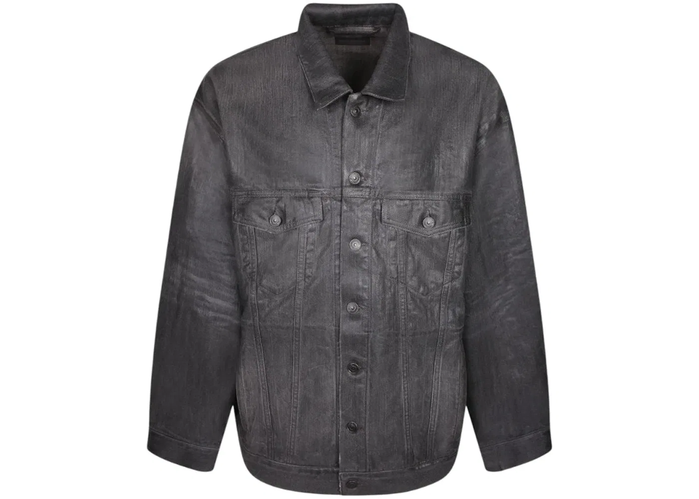 Мужская куртка оверсайз Light Hter Grey Ylw Balenciaga, Light Hter Grey Ylw