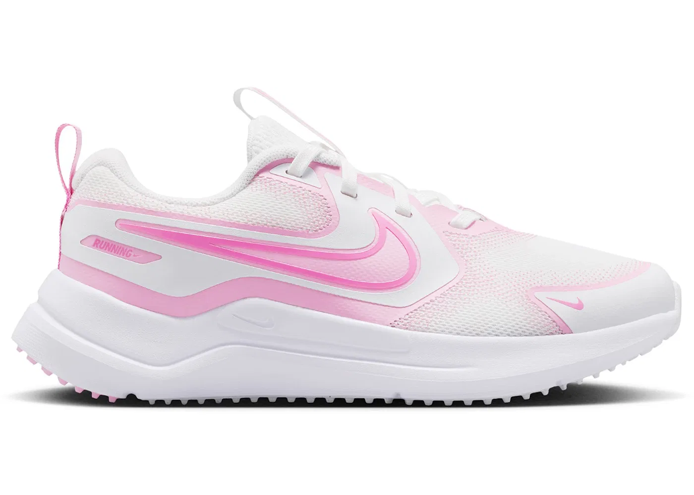 Детские кроссовки с принтом Nike Cosmic Runner Nike, Summit White/Pink Rise/Photon Dust/Playful Pink