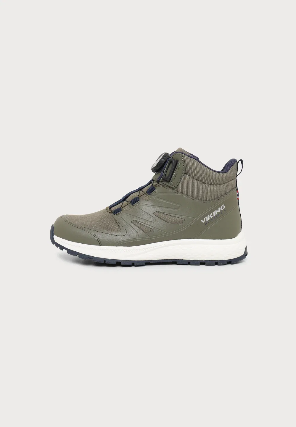 Кроссовки Equip mid wp boa унисекс - высокие кроссовки Viking, Olive