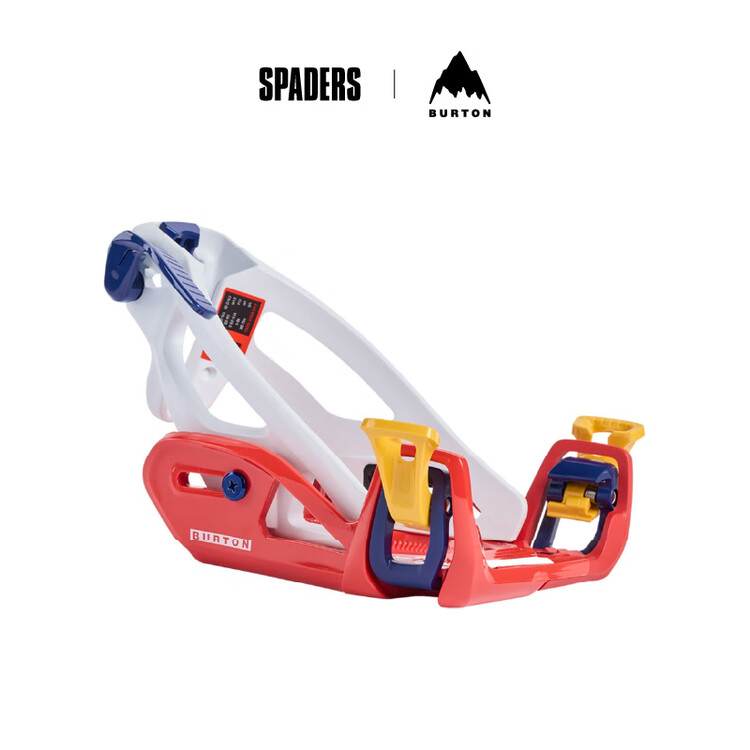 

Burton Детские сноубордические крепления 25/26, STEP ON GROM легкие мягкие быстросъемные effortless, расцветка red/white color block (совместимы с ботинками 1K-3K quick-release), размер M