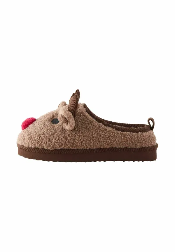 Тапочки с утеплителем Slepetes Next, Brown Reindeer
