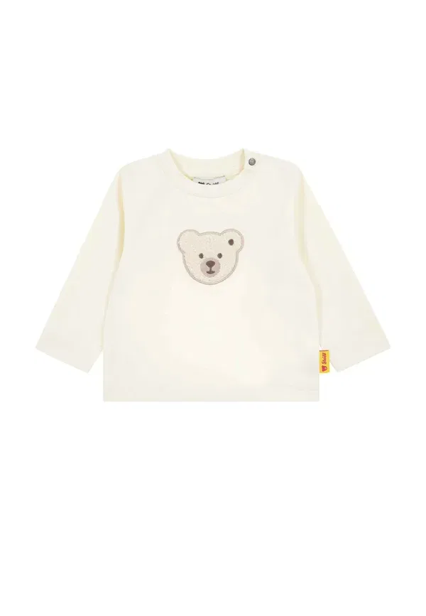 Футболка с длинным рукавом хлопок Long sleeved top Steiff, Eggnog, цвет eggnog