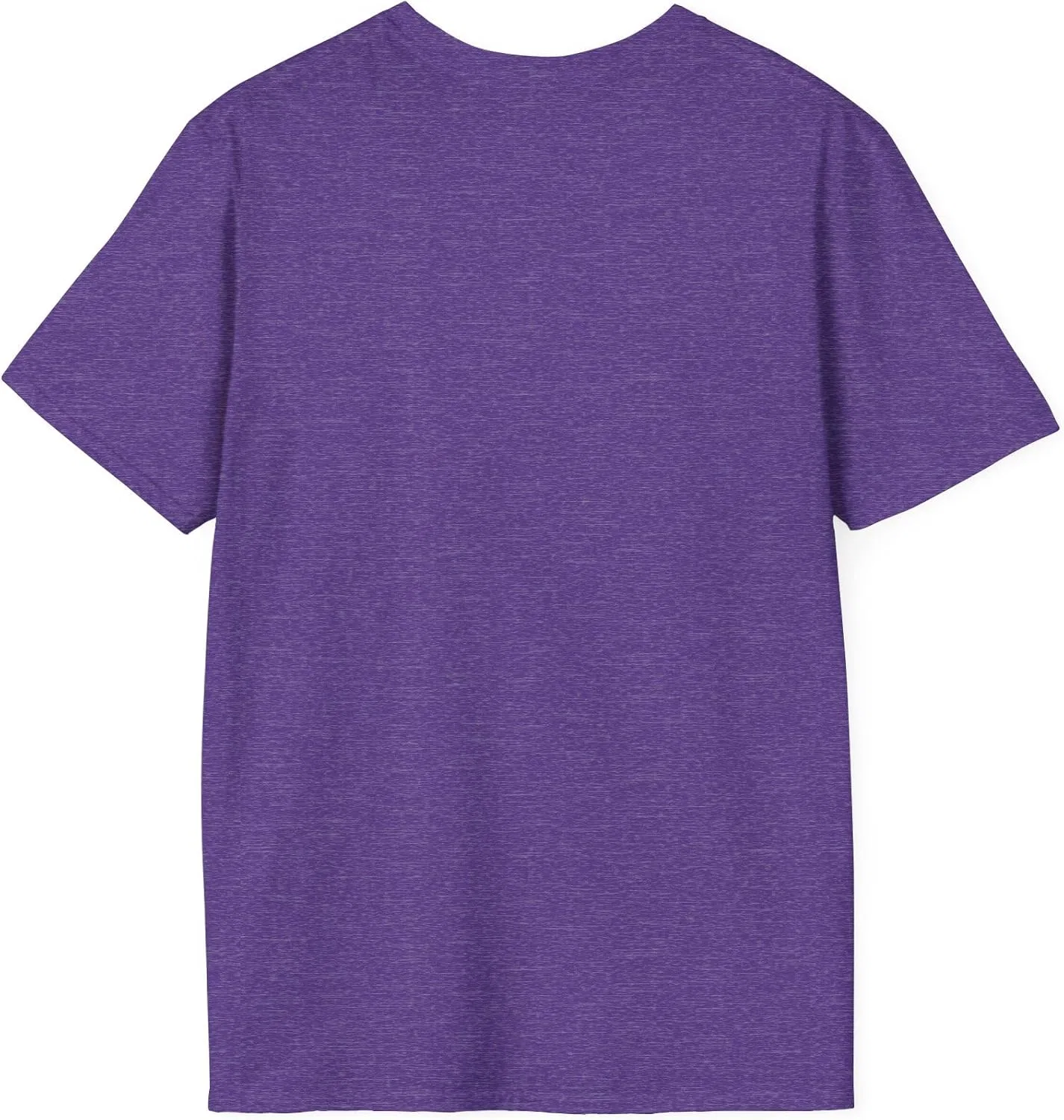 Унисекс футболка с принтом Chalk Sweat Repeat Gildan 64000, Heather Purple — фото 2