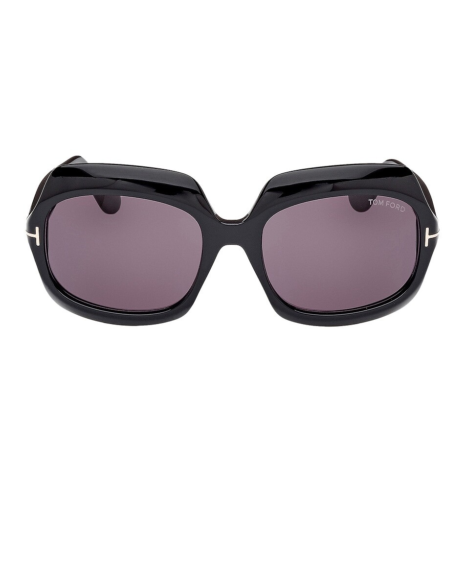 

Рен солнцезащитные очки Tom Ford, цвет Shiny Black & Smoke