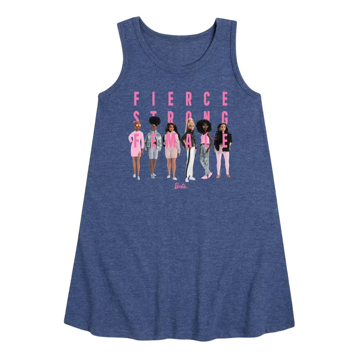 Детское платье для девочек без рукавов Barbie, Heather Navy