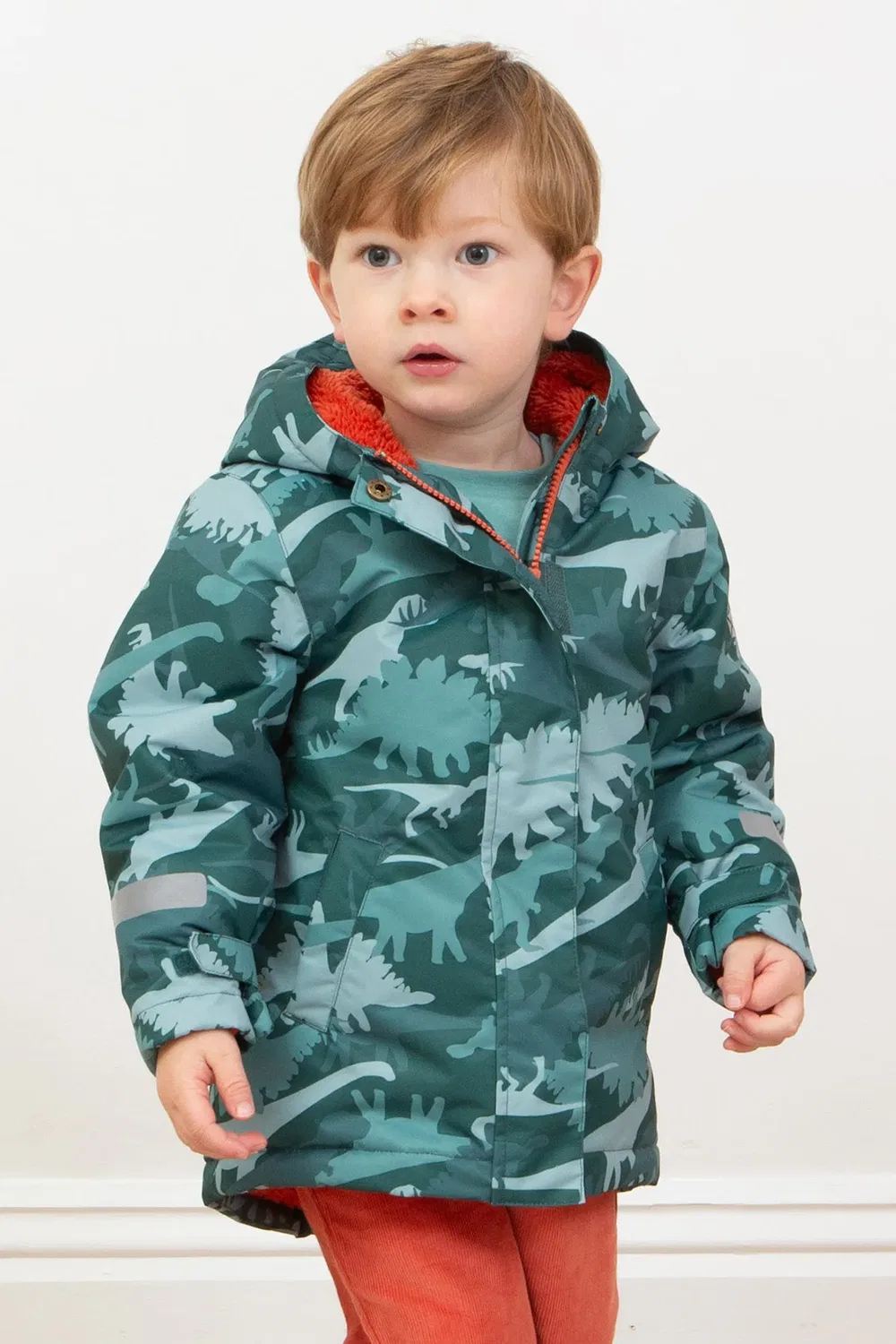 Детское пальто Dino Camo Go Kite, Green — фото 2