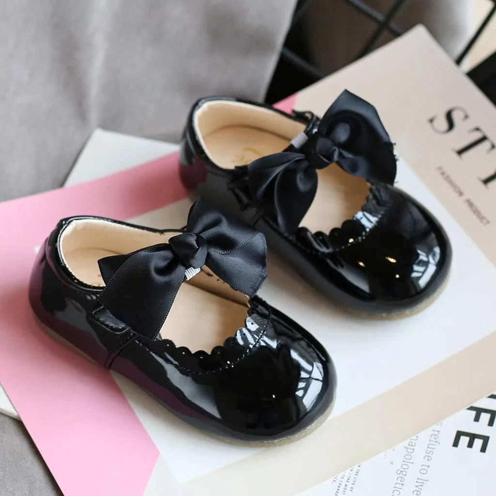 Детские туфли Мэри Джейн для девочек School Uniform Dress Shoes, Black — фото 4