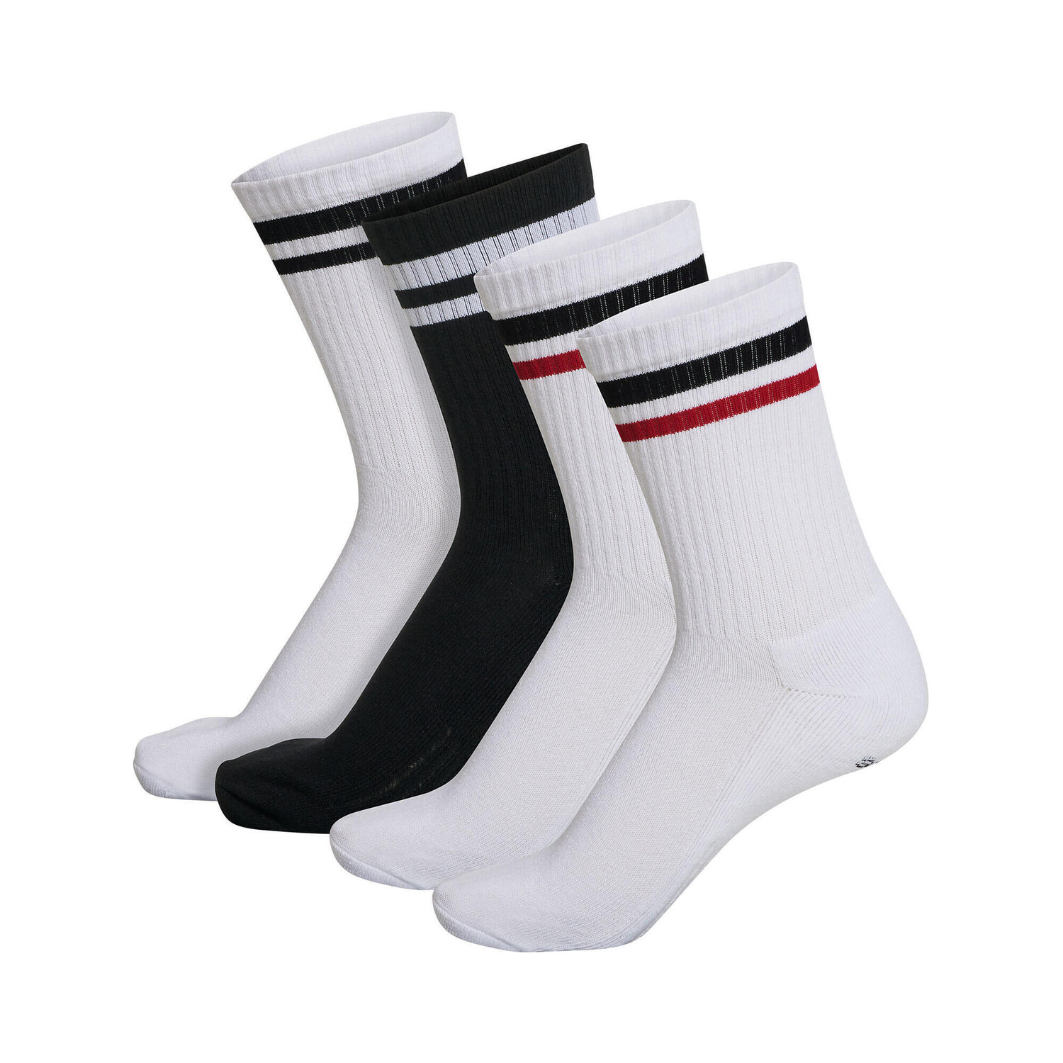 

Hmlretro 4-Pack Socks Микс 4-х пар носков унисекс HUMMEL, белый черный