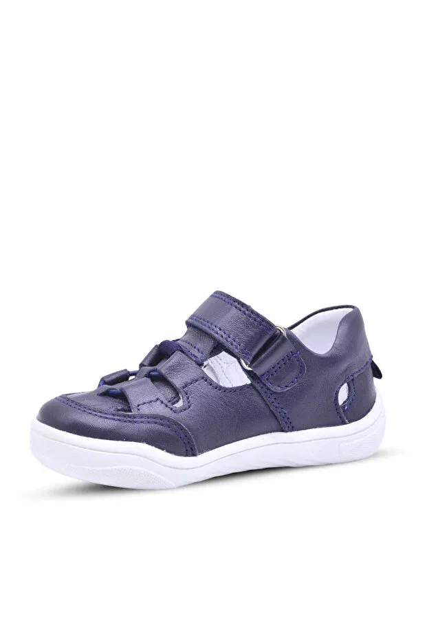 Детские туфли для девочек с ортопедической стелькой Kids A More, Navy Blue — фото 4