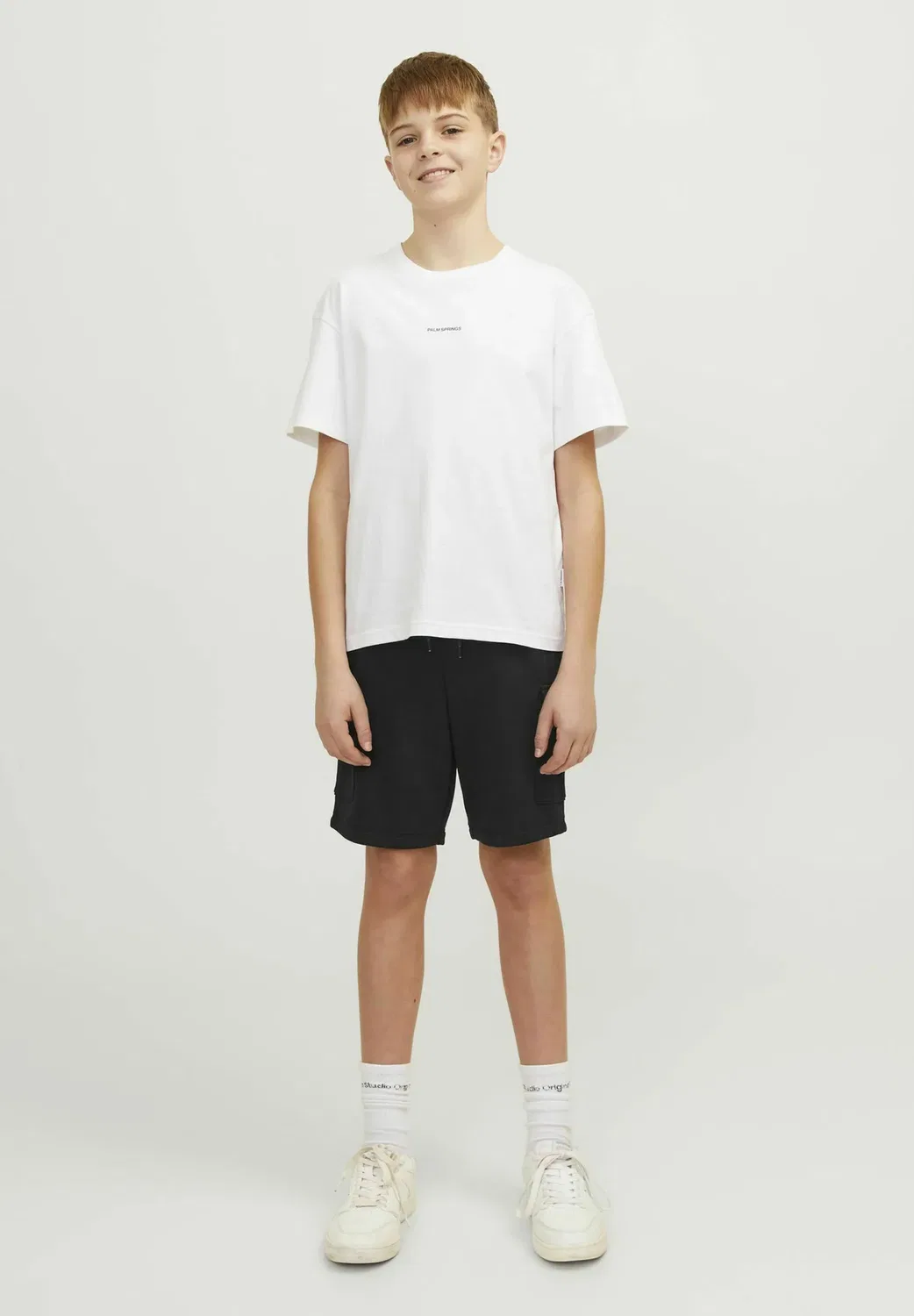 Спортивные брюки стандартного кроя для подростков Jack & Jones Junior, Black