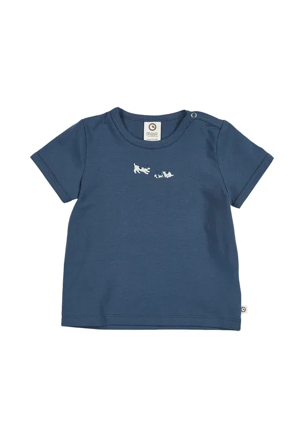 Комплект: топ и шорты с принтом xt set Musli By Green Cotton spring-navy-tofu — фото 2