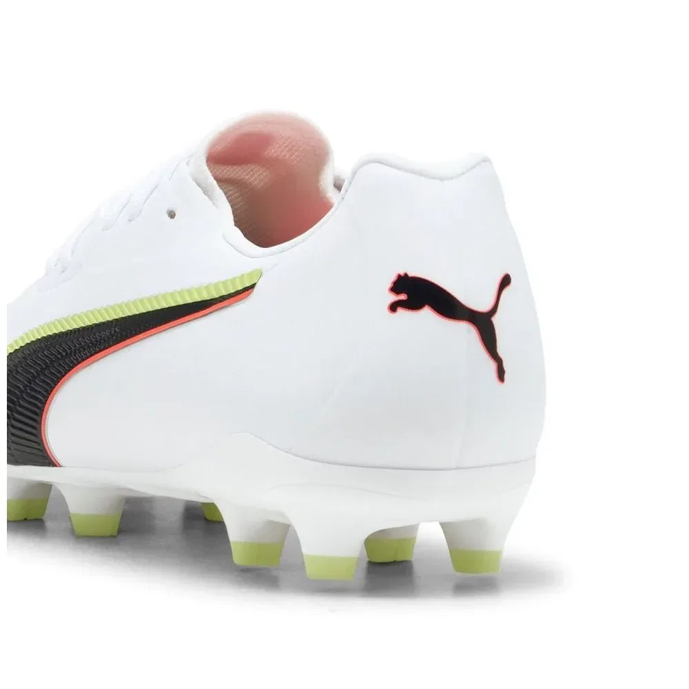 Футбольные бутсы детские King 20 Match FG-AG JR Puma, белый — фото 2