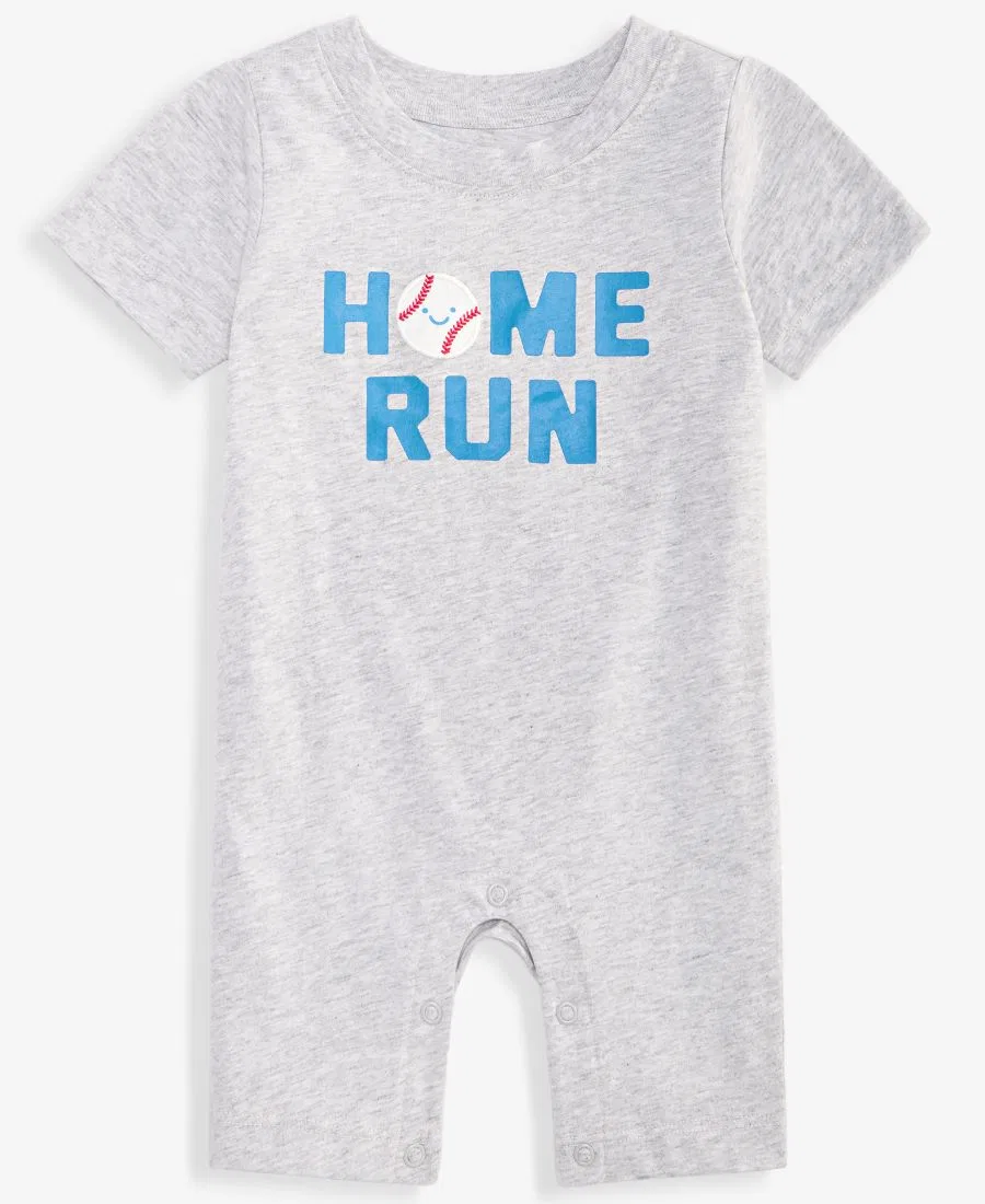Детский хлопковый комбинезон-солнцезащитный костюм Home Run First Impressions, Chrome Hth