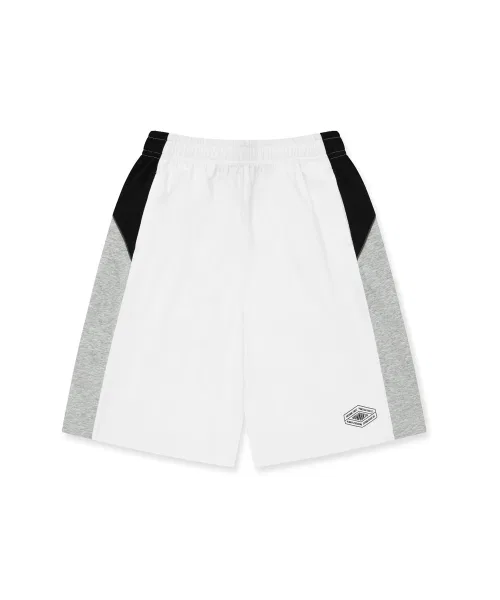 Детские шорты с принтом Quick Dry BROWNBREATH KIDS, White — фото 2