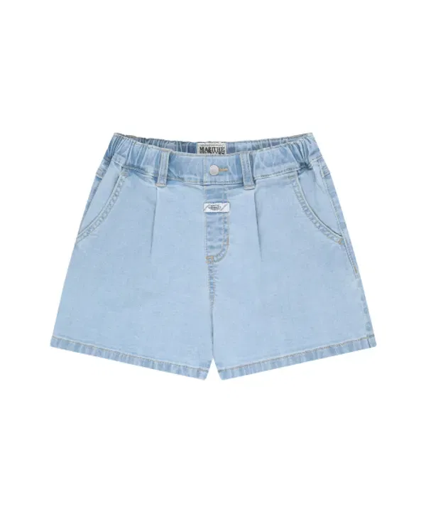 Джинсовые шорты для детей, light blue, Marithé Kids — фото 2