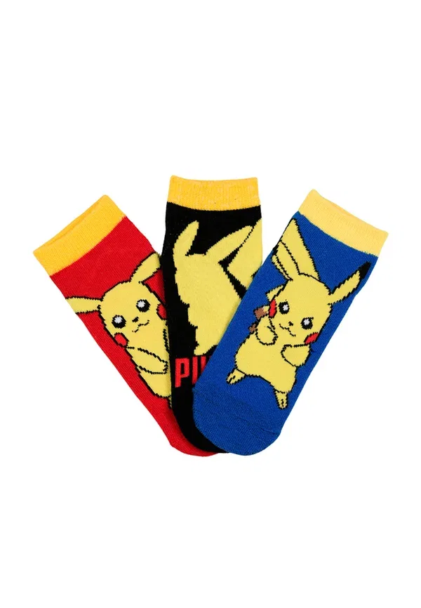 Носки с принтом Pikachu, хлопок, Pokeball, Pokemon, разноцветные — фото 2