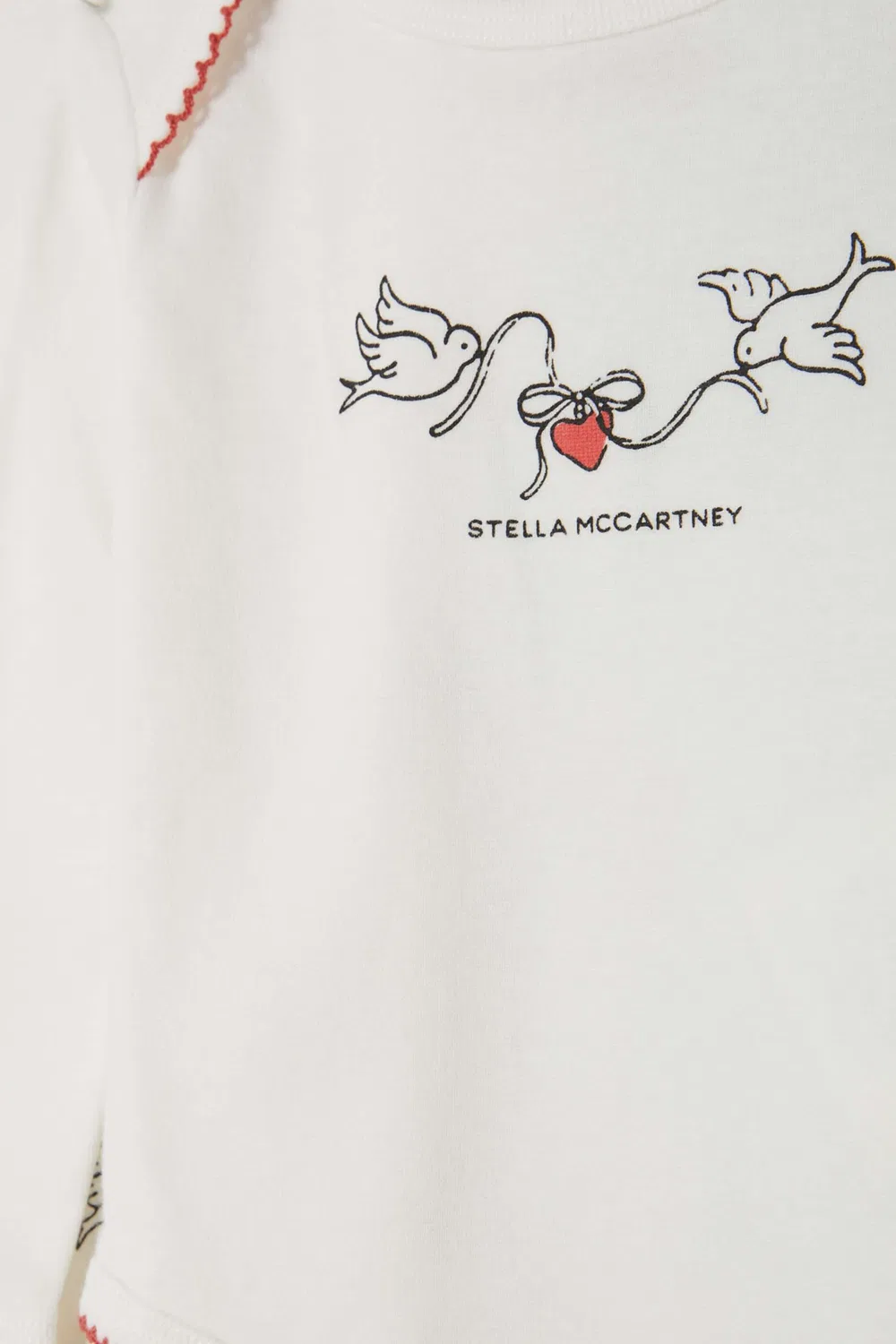 Комплект боди-комбинезонов с принтом птиц Stella McCartney — фото 3
