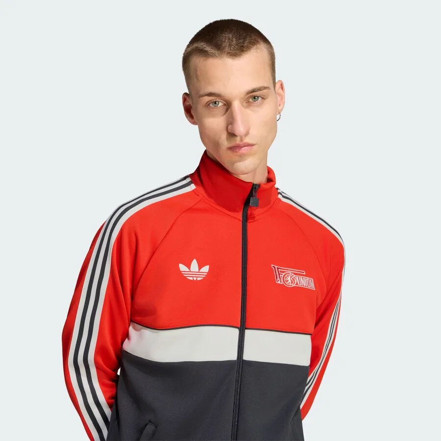 Куртка для тренировок ADIDAS PERFORMANCE 'Union Berlin Originals' красного цвета — фото 4