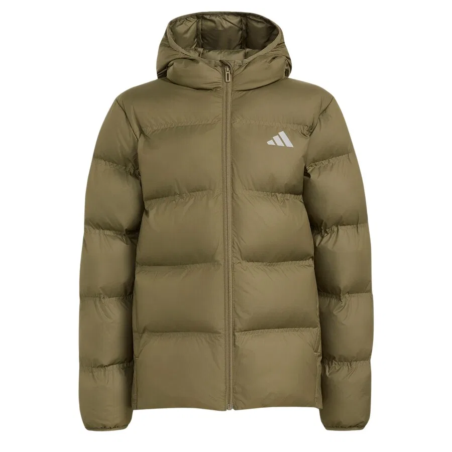 Спортивная куртка ADIDAS SPORTSWEAR 'SYNTHETIC DOWN' оливкового цвета