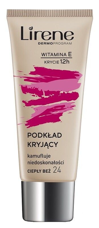 

Lirene Dermoprogram интенсивно покрывающая лицо жидкость, 24 Ciepły beż