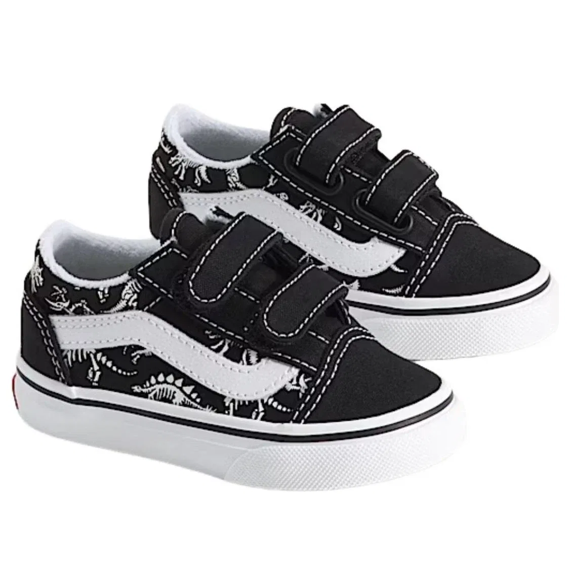 Детские кеды с принтом модель Old Skool Vans, черный — фото 2