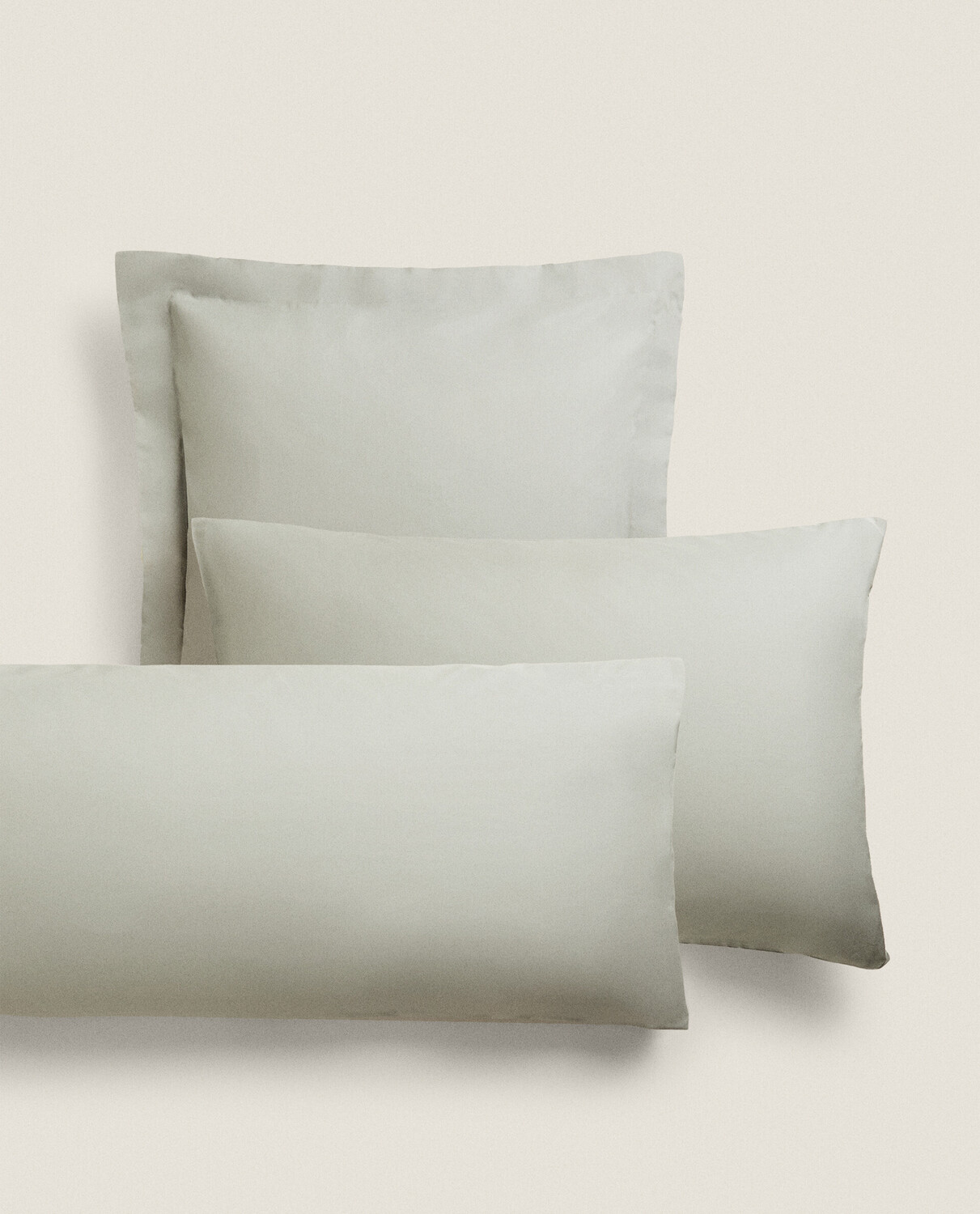 

Наволочка Zara Home Cotton Percale Pillowcase, зеленый