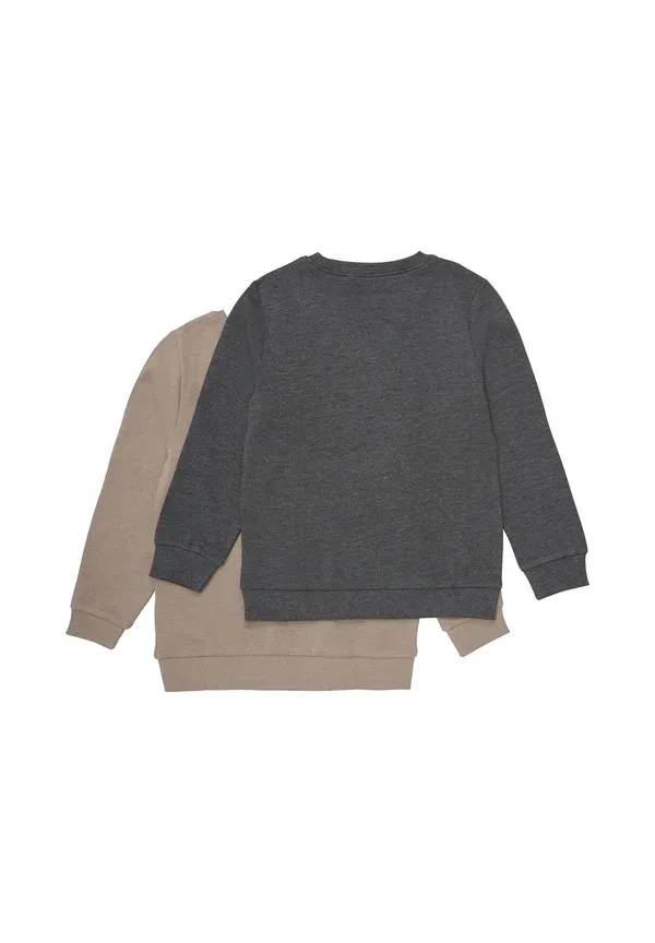 Комплект из 2 свитшотов, махровая ткань, Misweatshirt Minymo, Fossil — фото 2