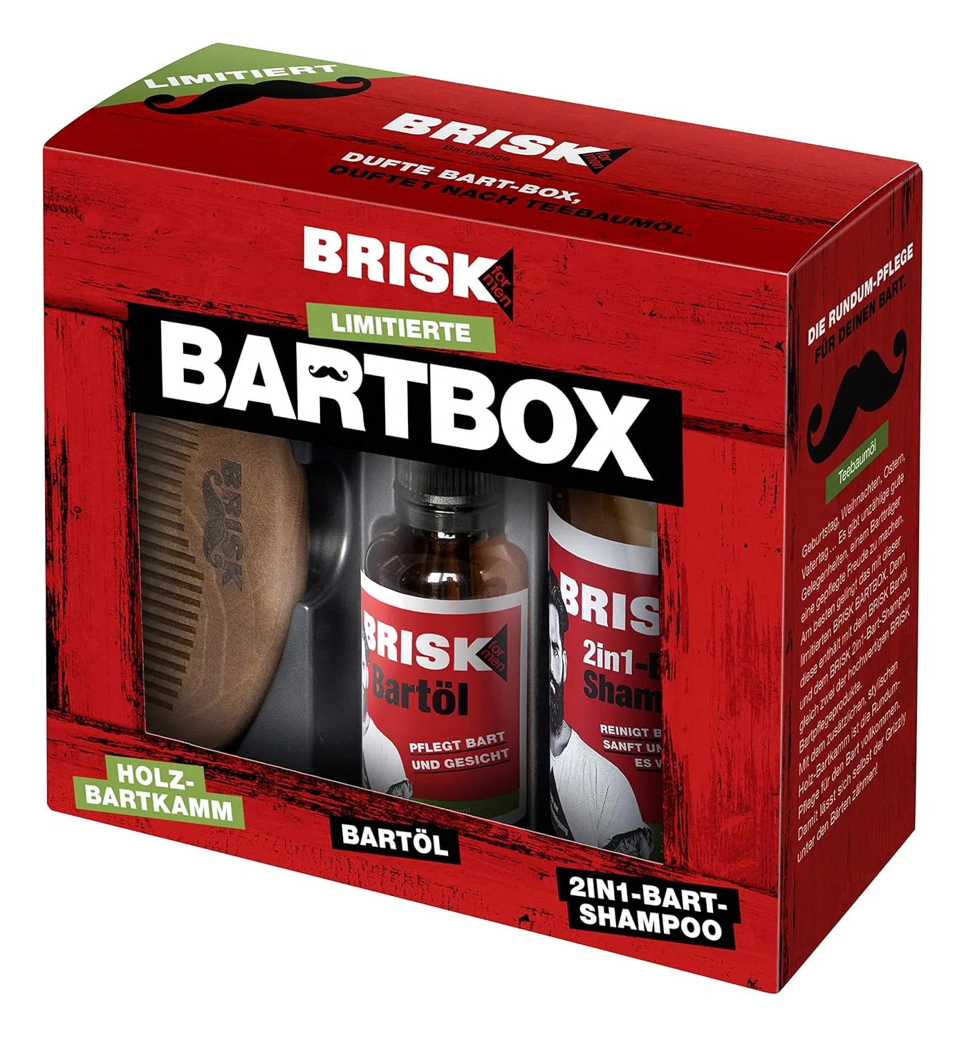Подарочный набор для бороды BRISK (лимитированная серия) Brisk