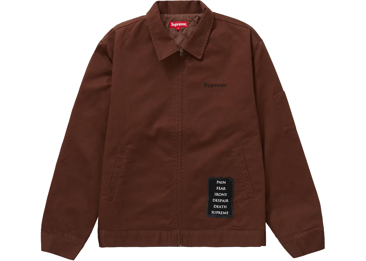Мужская куртка-ворк Supreme The Crow Work Jacket, Brown — фото 2