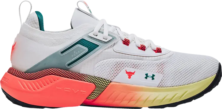 

Кроссовки Under Armour Project Rock 5 White After Burn, белый
