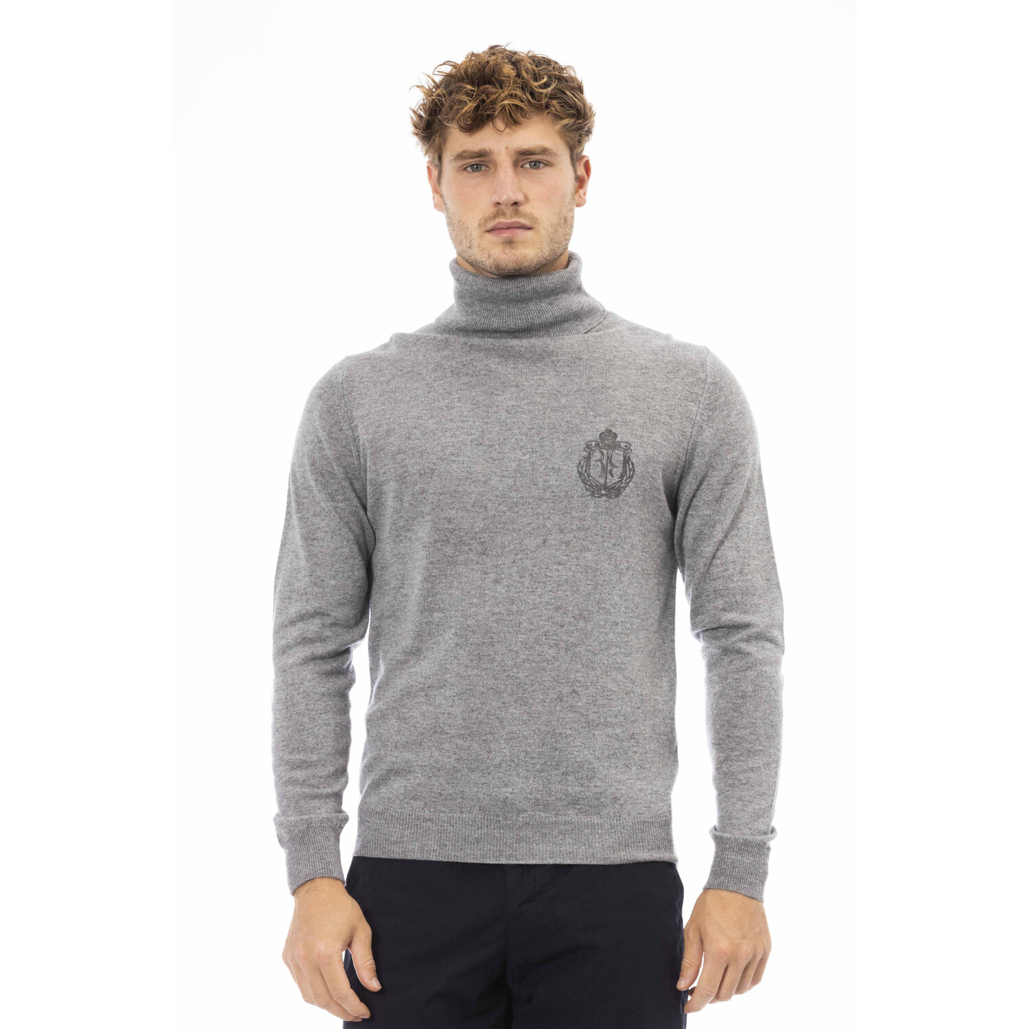 

Водолазка Billionaire Turtleneck Sweater, серый меланж