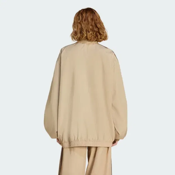 Трек-топ Firebird с молнией, Adidas, камень-хаки/коричневый — фото 3