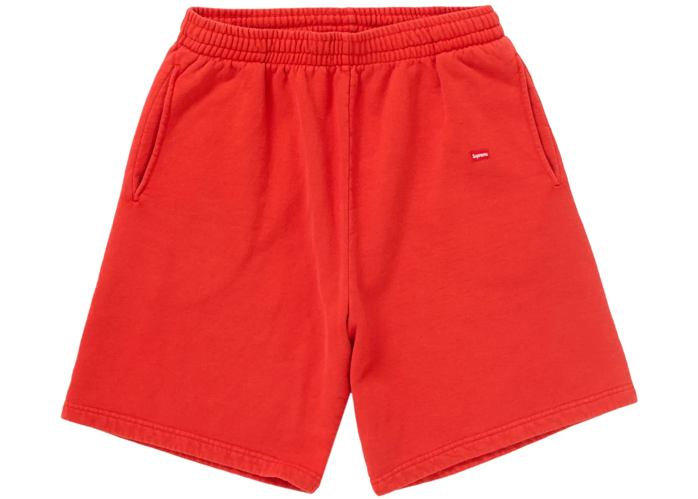 Мужские шорты с принтом Supreme Overdyed Small Box Sweatshort, Red