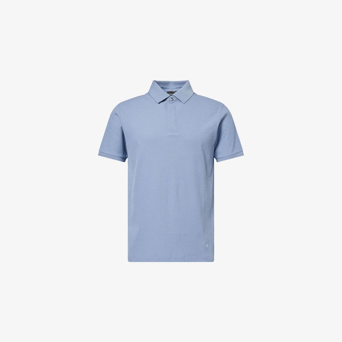 Поло из жаккардовой ткани Emporio Armani
