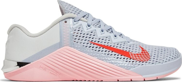 Кроссовки Nike Wmns Metcon 6 'Football Grey Arctic Punch', серый