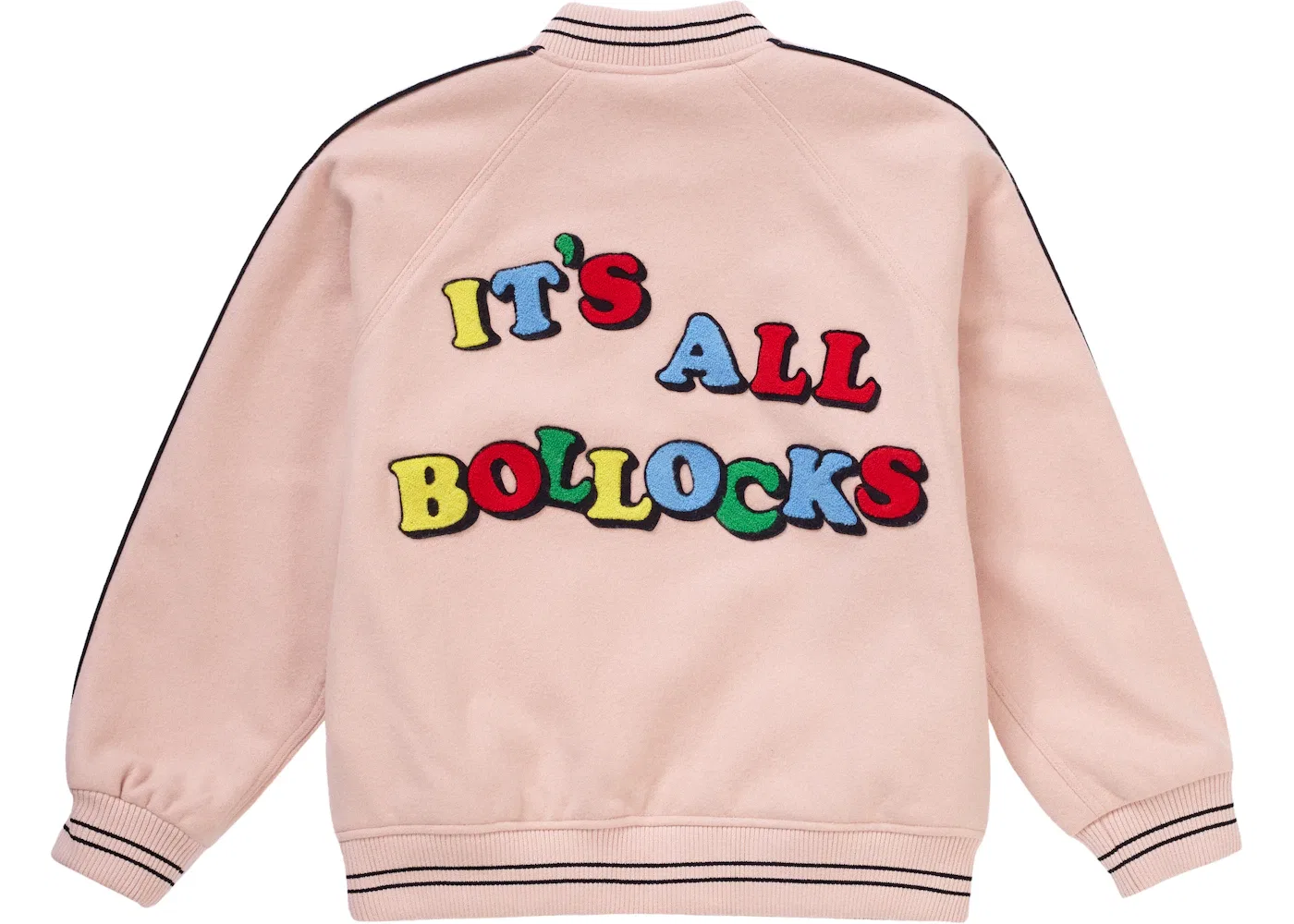 Мужская куртка-бомбер с принтом Varsity Jacket Supreme, Dusty Pink