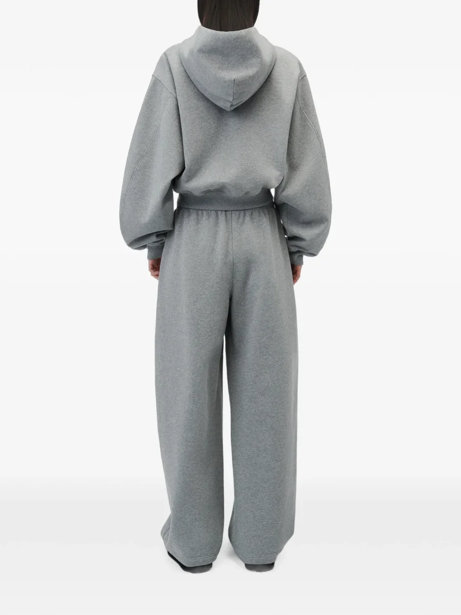 Худи Alexander Wang с логотипом, серый — фото 3