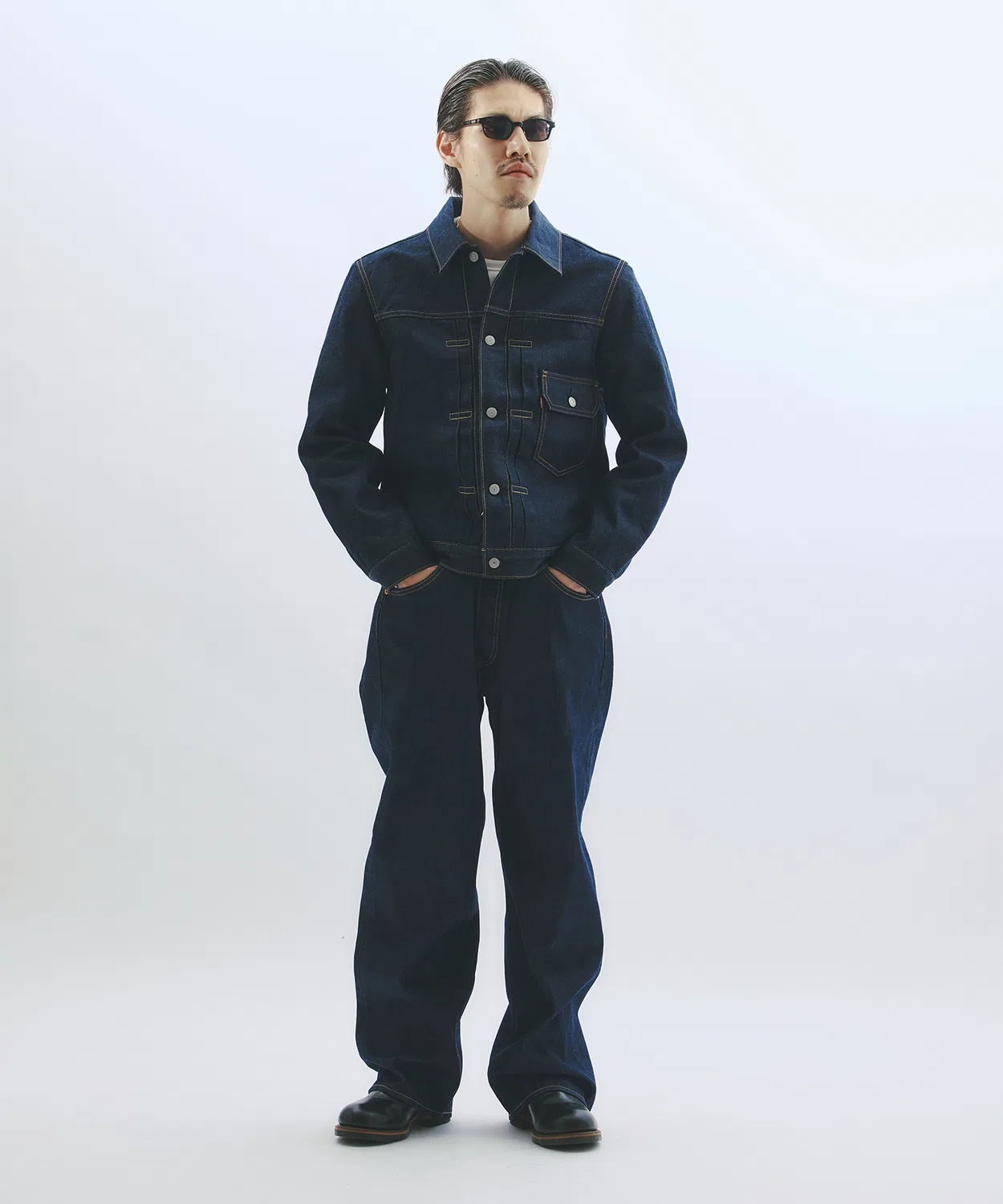 Мужские джинсы свободного кроя 501 Loose Levi's, Navy — фото 4