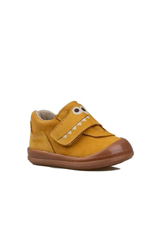 Детские ботинки из нубука для девочек Trend Adımlar, Yellow