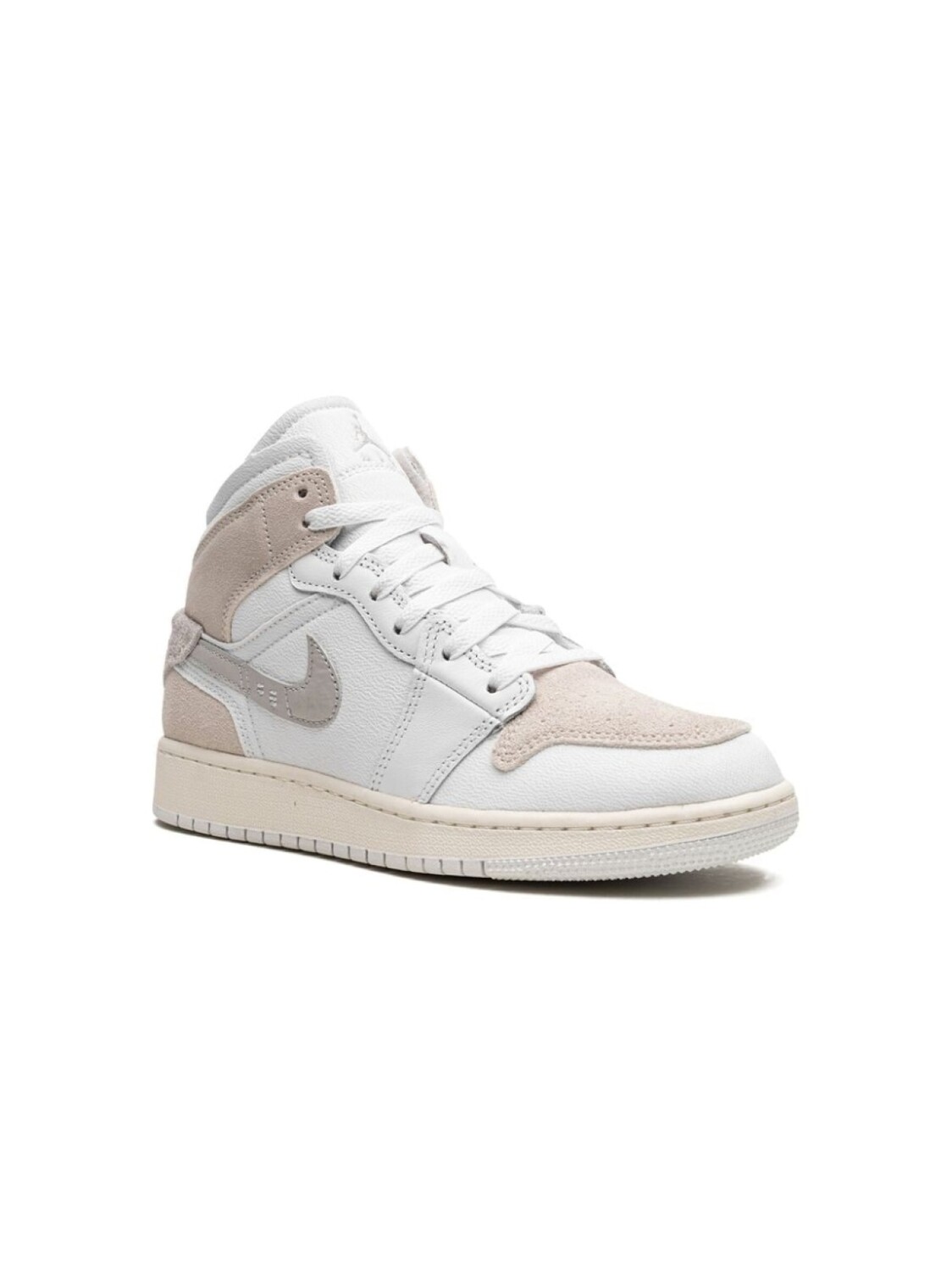 

Кроссовки 1 Mid SE Craft Inside Out White Sail Jordan Kids, белый