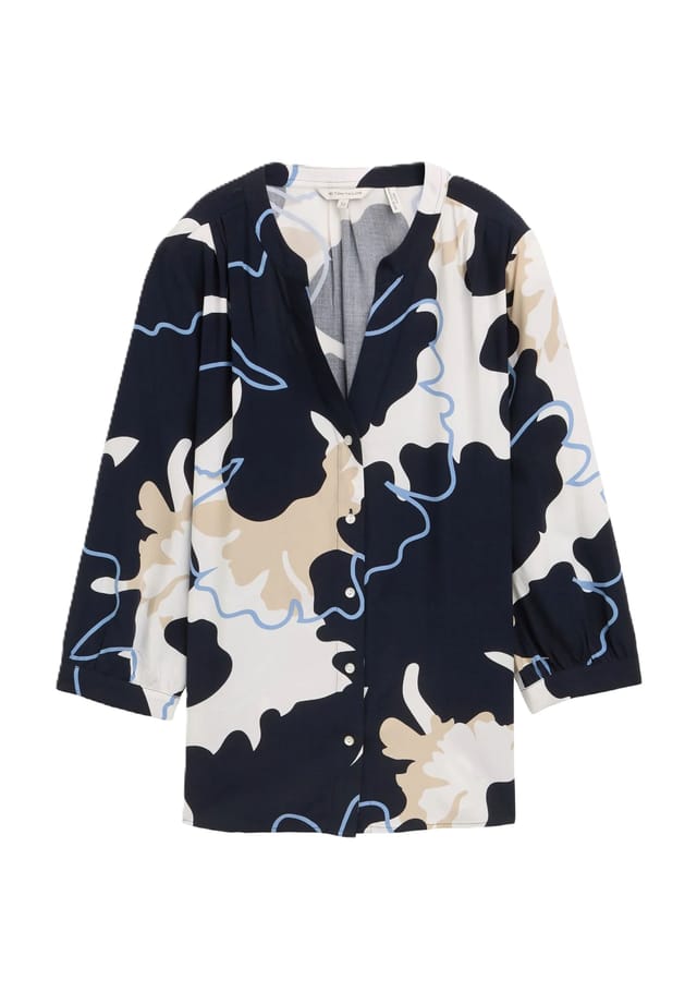 

Блузка с рукавом 3/4 Tom Tailor, цвет 37124 big floral