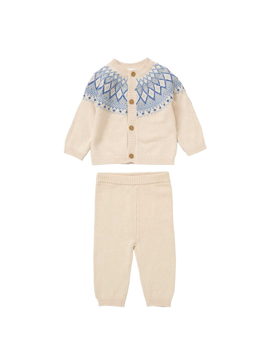 Набор Rock a Bye Baby Boutique Norweger, бежевый/синий