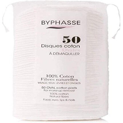 

50 овальных ватных дисков для снятия макияжа Byphasse